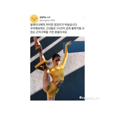 의외로 매우 쎈 스포츠